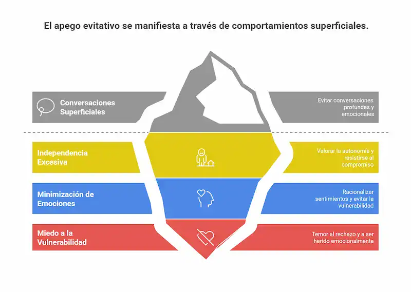 Cómo se puede manifestar el Apego Evitativo
